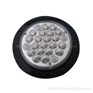 Trailer Truck Clear Light with LED Diode, PVC Grommet and PC Lens